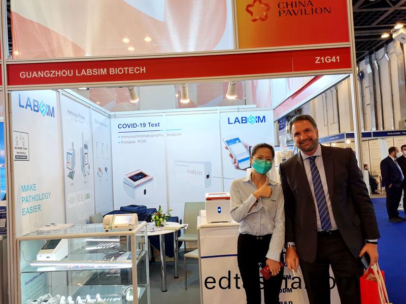 【展會(hui)迴(hui)顧】藍(lan)勃生(sheng)物精(jing)綵(cai)亮相2022 MEDLAB Middle East